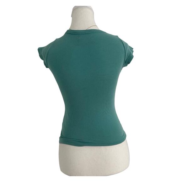 Hard rock Size XS 100% Cotton Vintage Women’s Fitted Baby Tee - Picture 2 of 5